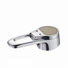 Factory wholesale polished zinc bathroom mixer faucet handle